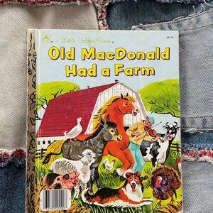 Old MacDonald Had a Farm Little Golden Book vintage children’s book